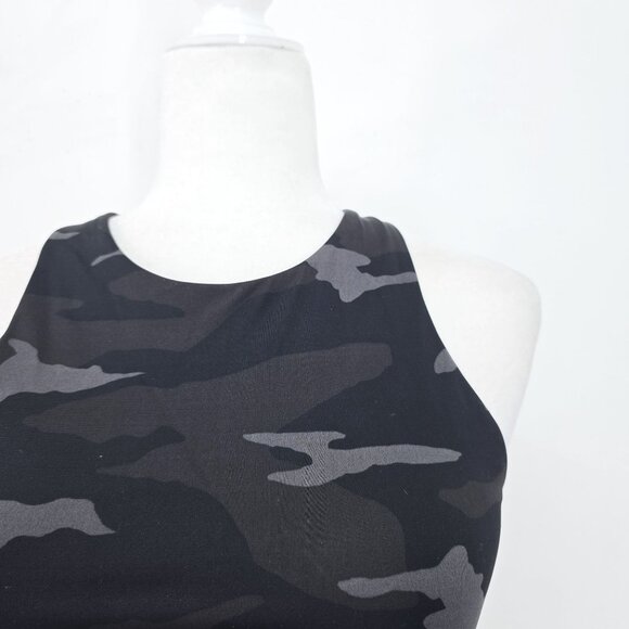 Athleta D-DD Freestyle Camo Longline Bikini Top size Medium - Picture 7 of 9